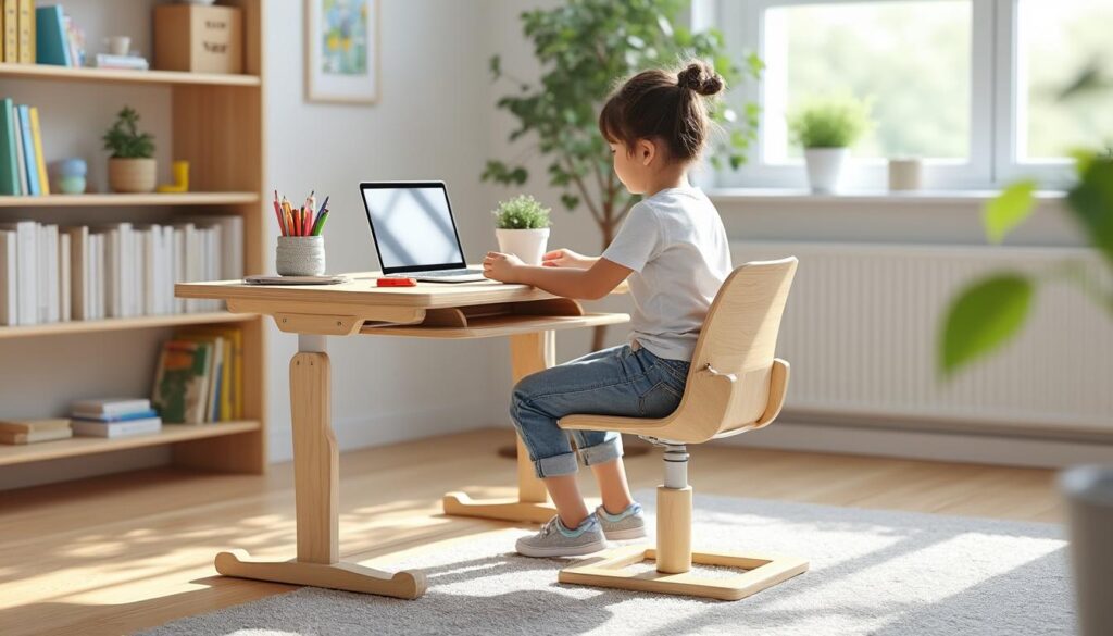 erfahren sie, wie sie den perfekten kinderschreibtisch auswählen, um ergonomisches lernen zu hause zu fördern und die gesundheit ihres kindes zu unterstützen.